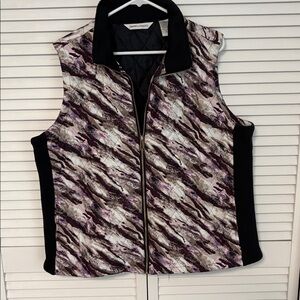 Draper and Damons Front Zip Vest With pockets 1X
